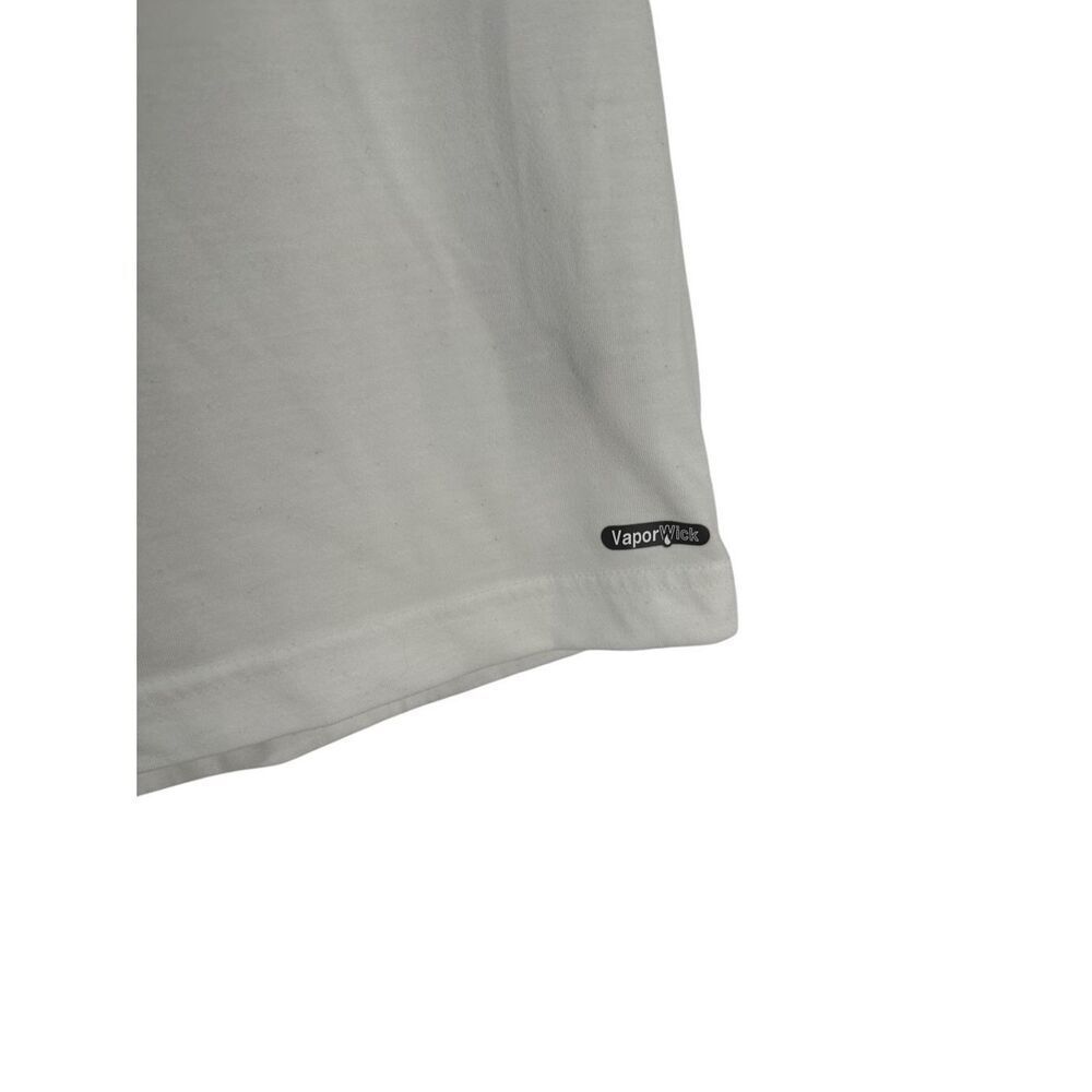 North Face men’s white vapor wick crewneck short sleeve t-shirt size M #18-1932 - Picture 4 of 7